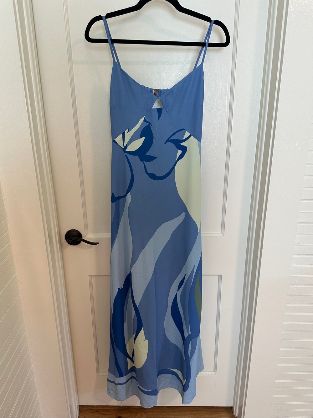 NWT The A&F Julia Slip Cutout Maxi Dress